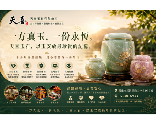 天喜玉石 高雄推薦生命禮儀公司 天喜玉石 高雄推薦生命禮儀公司