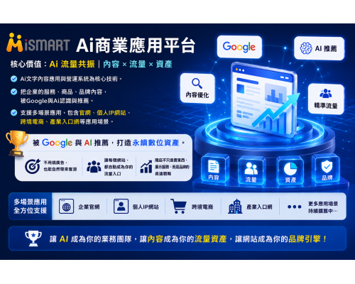 iSmart Ai開店流量池系統 V1測試版 免費試用7天 iSmart Ai開店流量池系統 V1測試版 免費試用7天